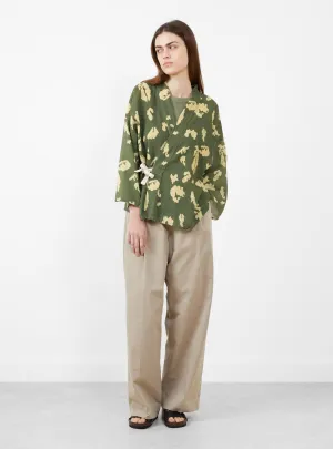 Kimono Jacket Mint and Off White