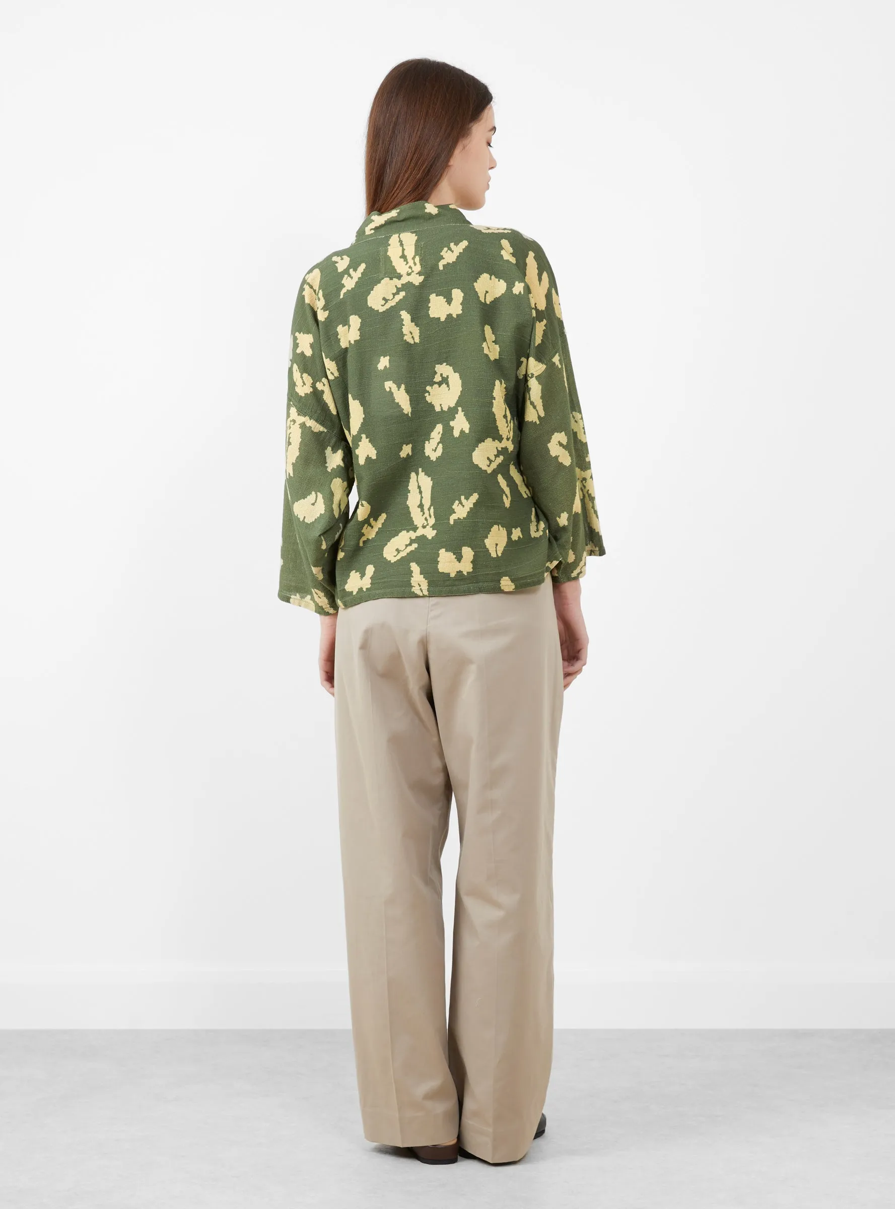 Kimono Jacket Mint and Off White