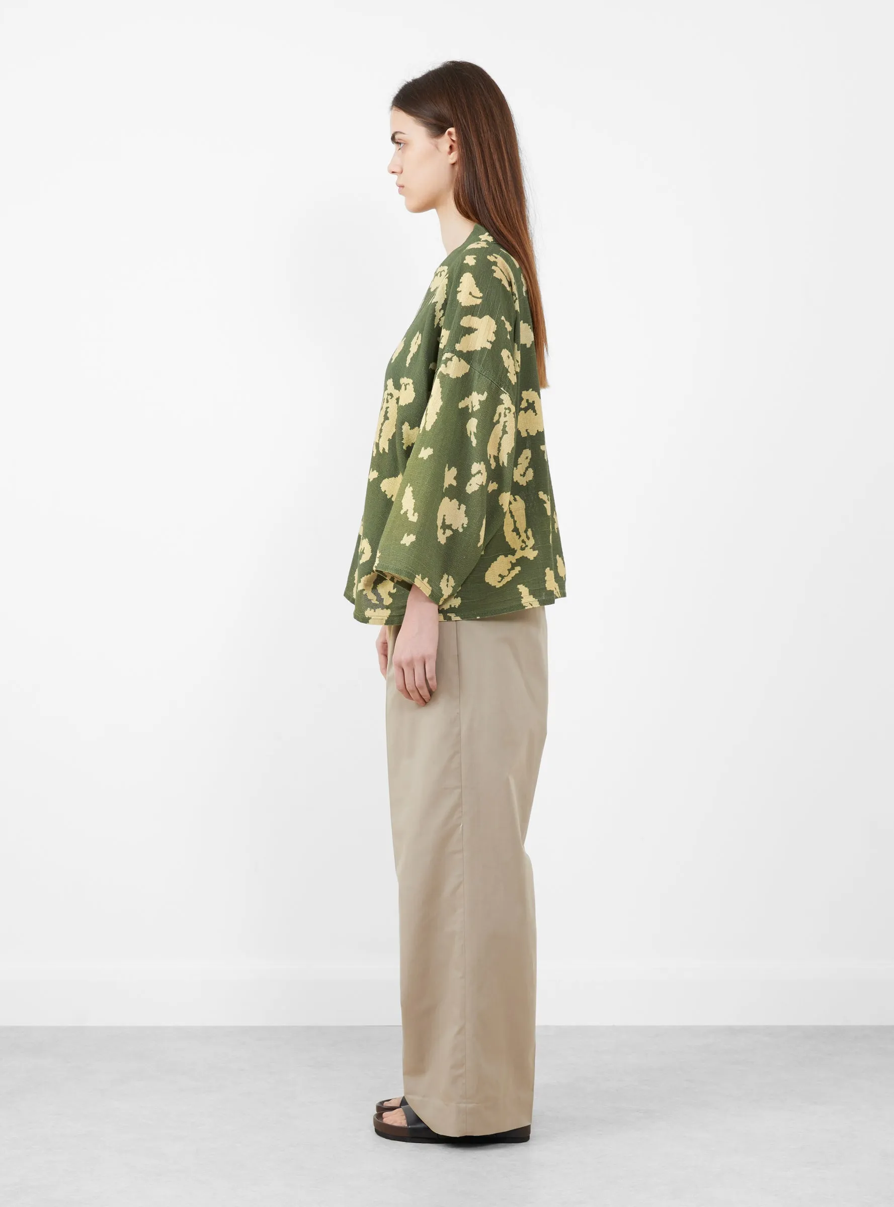 Kimono Jacket Mint and Off White