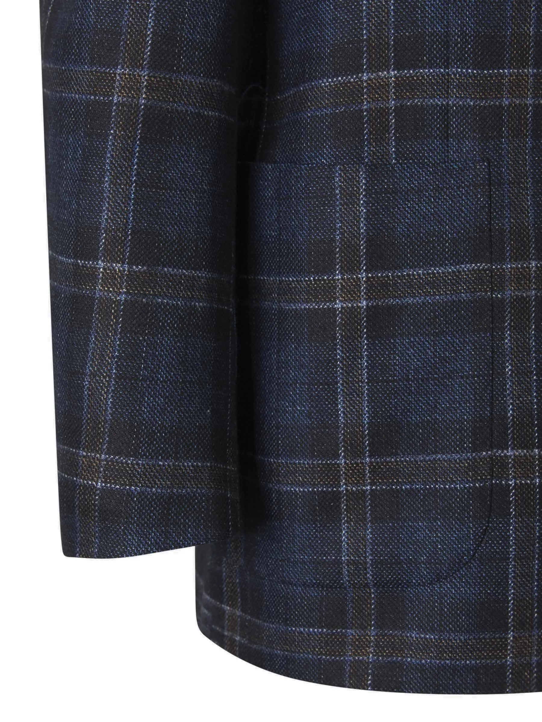 Kiton Single-Breasted Checked Blazer
