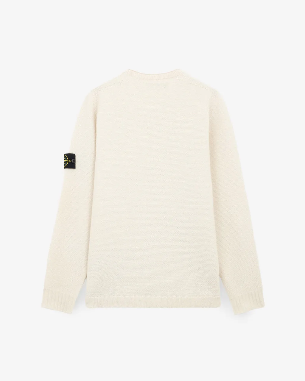 Lambswool Crewneck Sweater Natural White