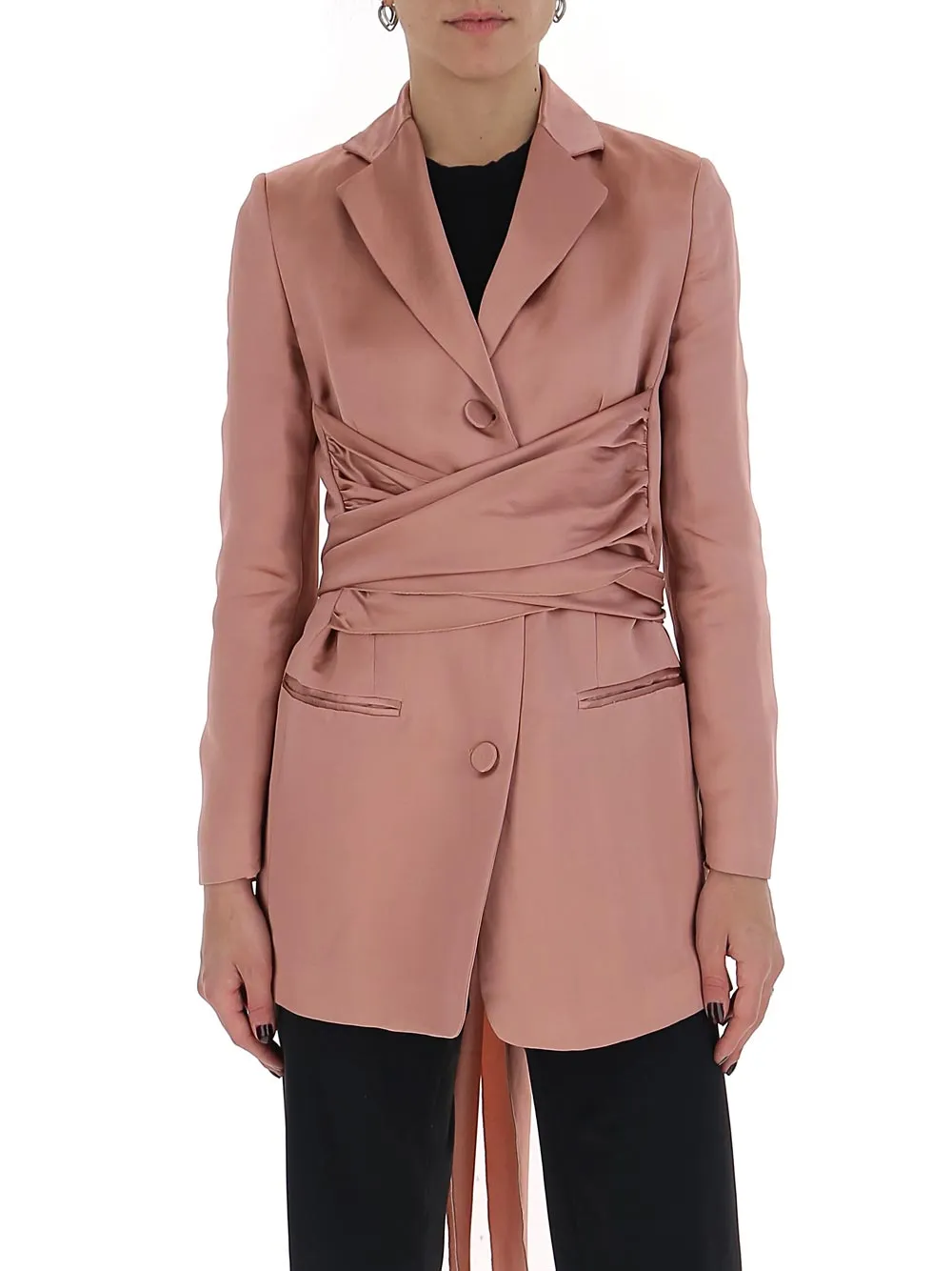 L'Autre Chose Front Tie Blazer
