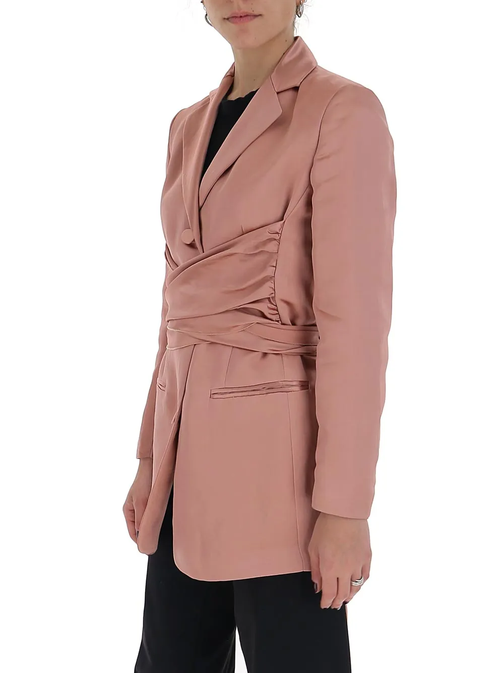 L'Autre Chose Front Tie Blazer