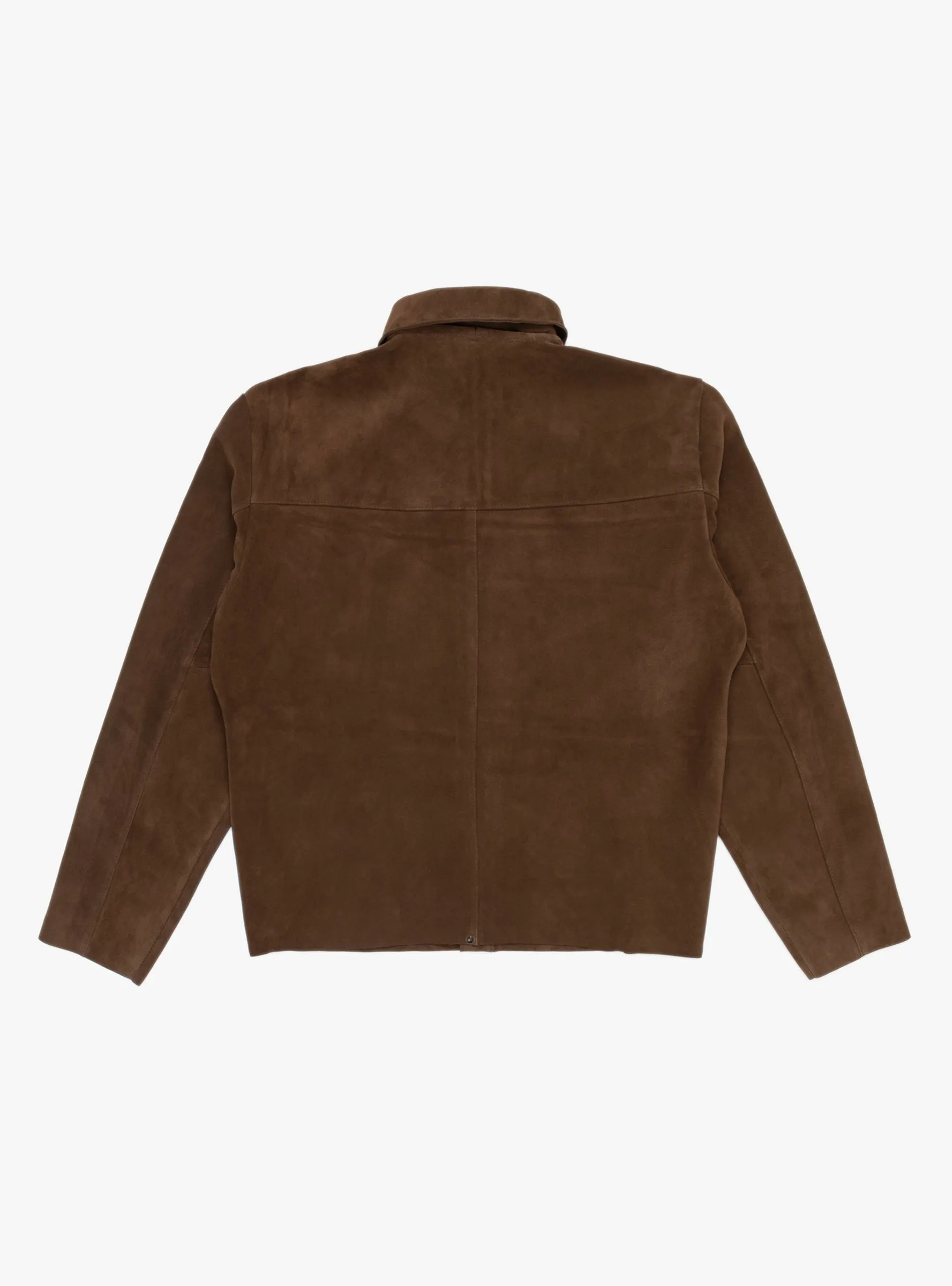 Leather Welding Jacket Brown