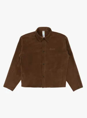 Leather Welding Jacket Brown