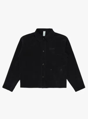 Leather Welding Jacket Navy