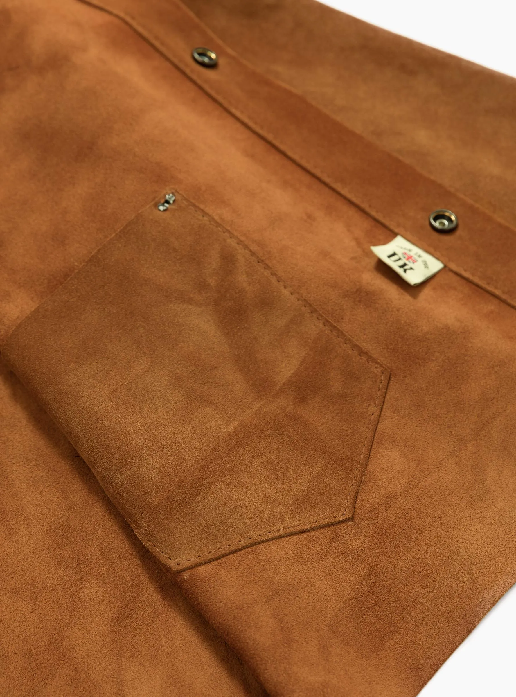 Leather Welding Jacket Tan