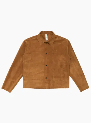 Leather Welding Jacket Tan
