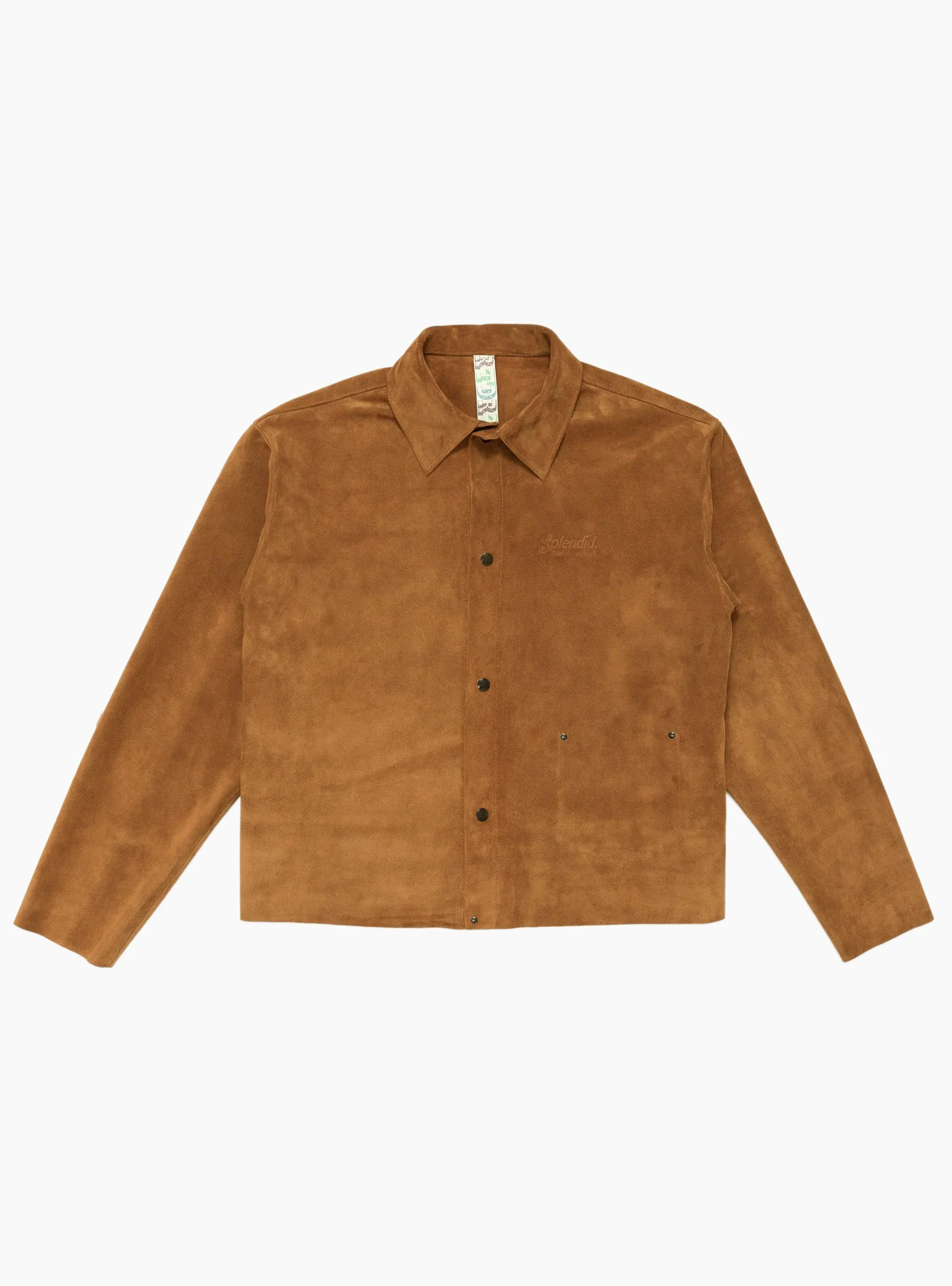 Leather Welding Jacket Tan