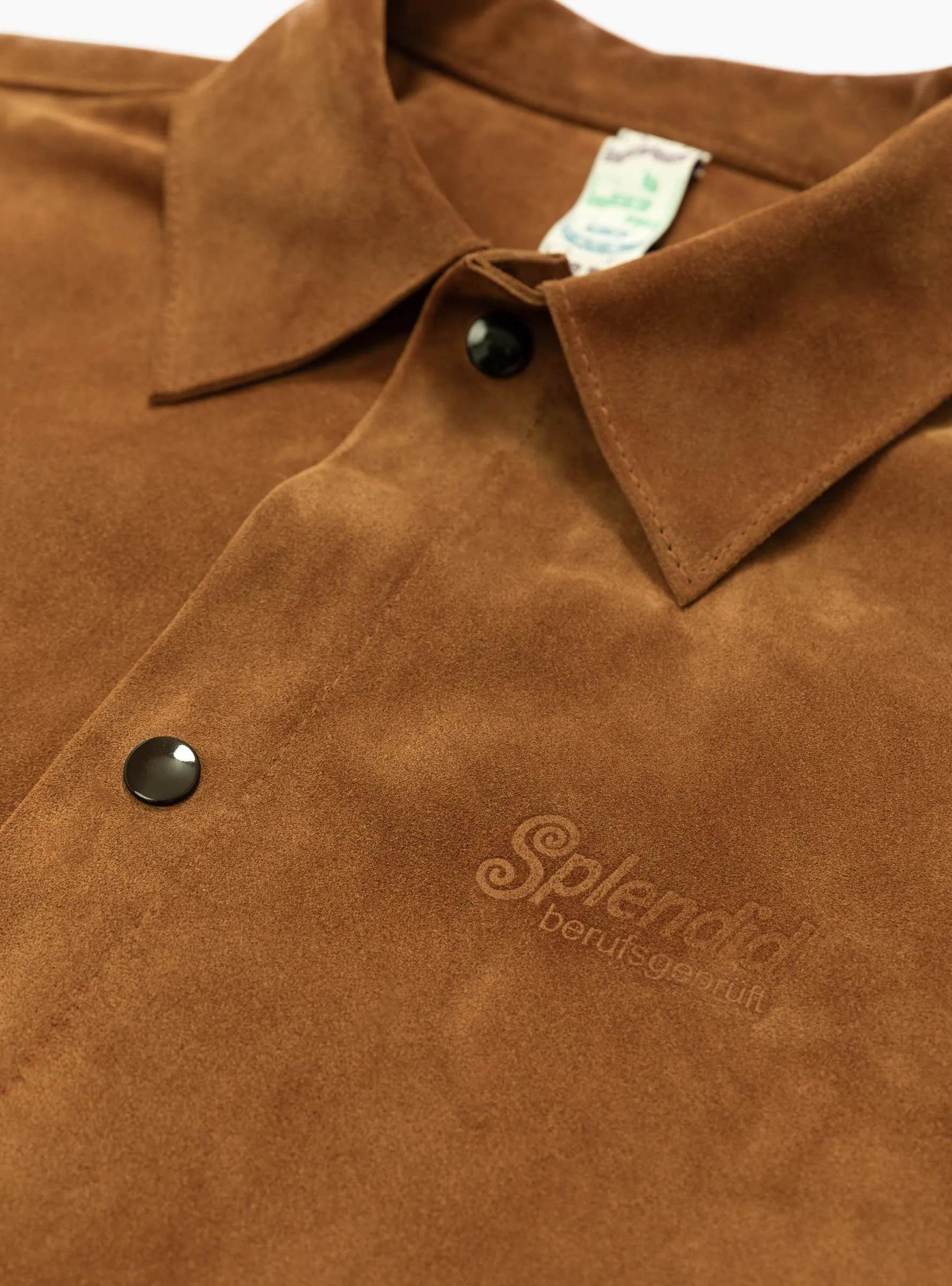 Leather Welding Jacket Tan