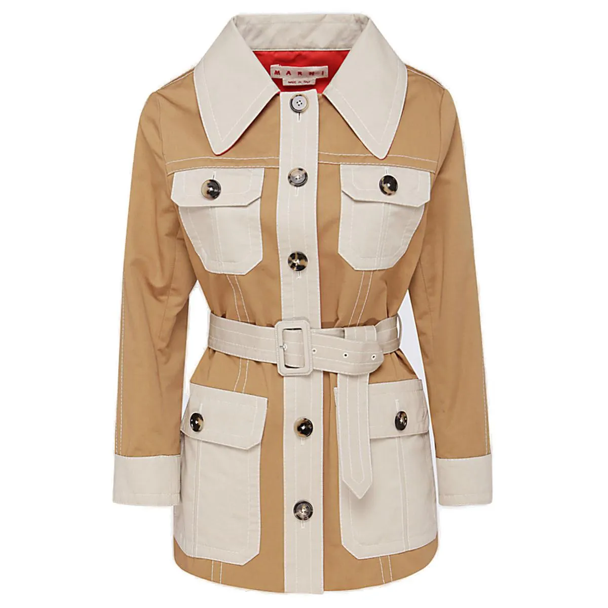 Marni Belted Waist Buttoned Jacket