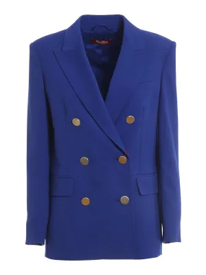 Max Mara Studio Ciurma Double Breasted Blazer