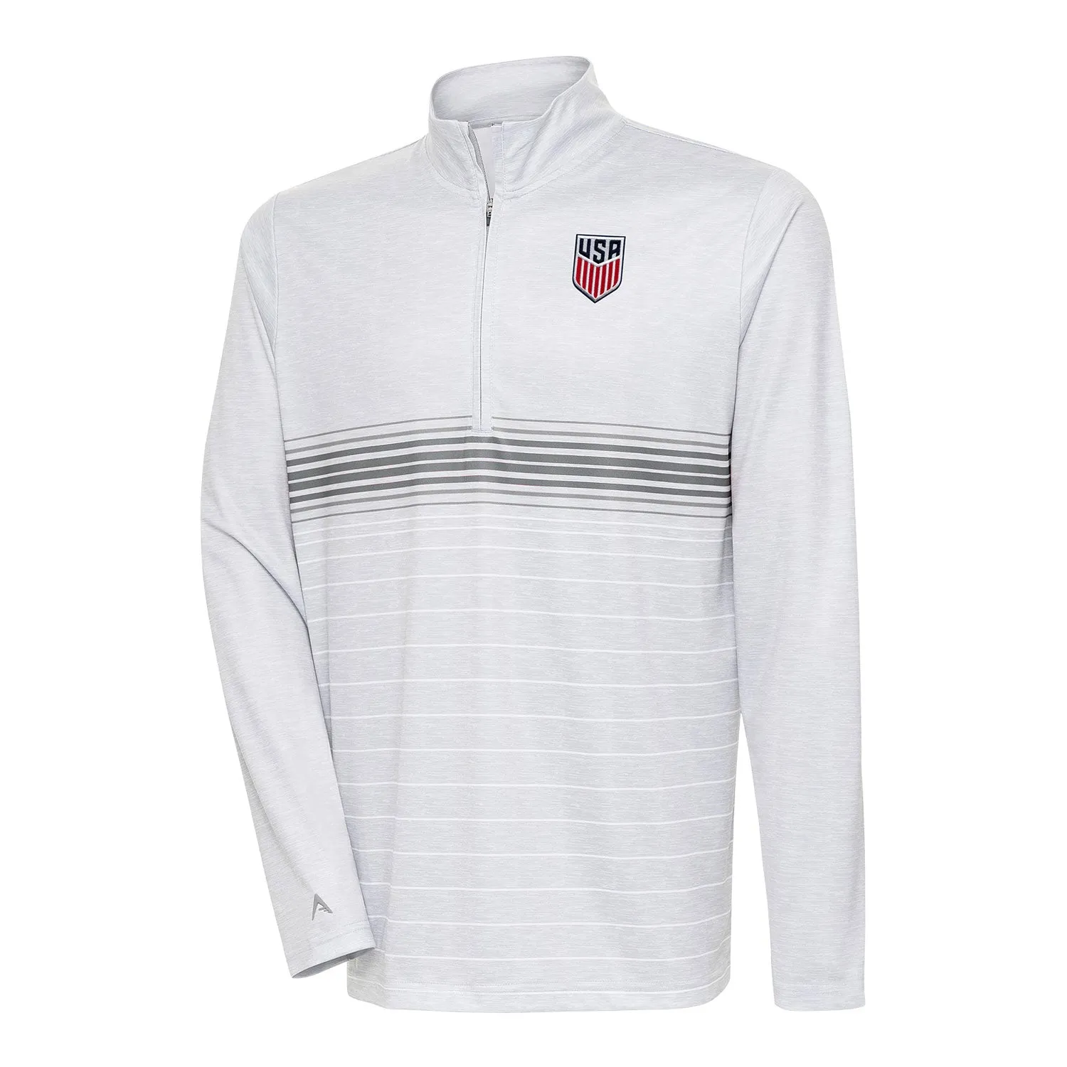 Men's Antigua USMNT Bullseye White Pullover