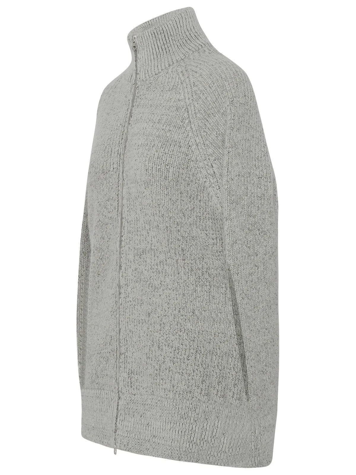 MM6 Maison Margiela Zip-Up Knitted Jacket