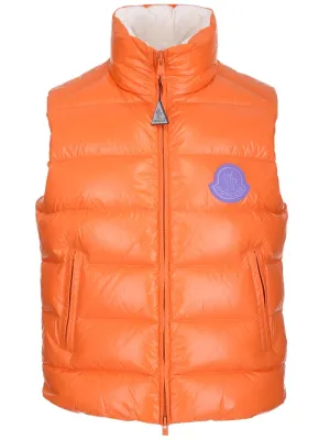 Moncler Genius Parken Logo Patch High-Neck Gilet