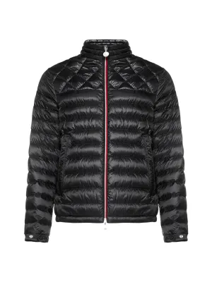 Moncler Logo Patch Zipped Mockneck Jacket