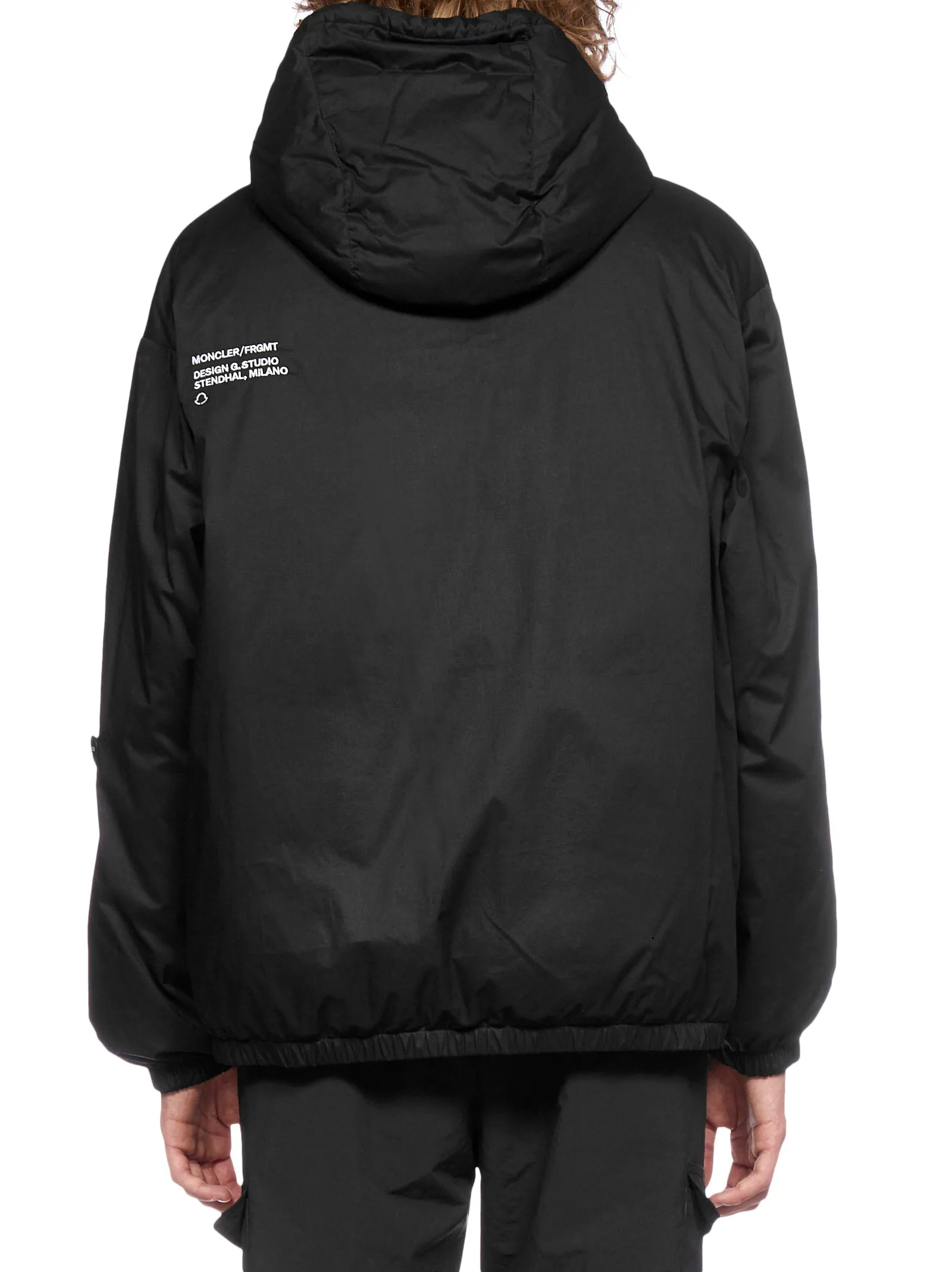 Moncler X Fragment Hiroshi Fujiwara Logo Printed Down Jacket