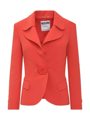 Moschino Buttoned Long-Sleeved Blazer