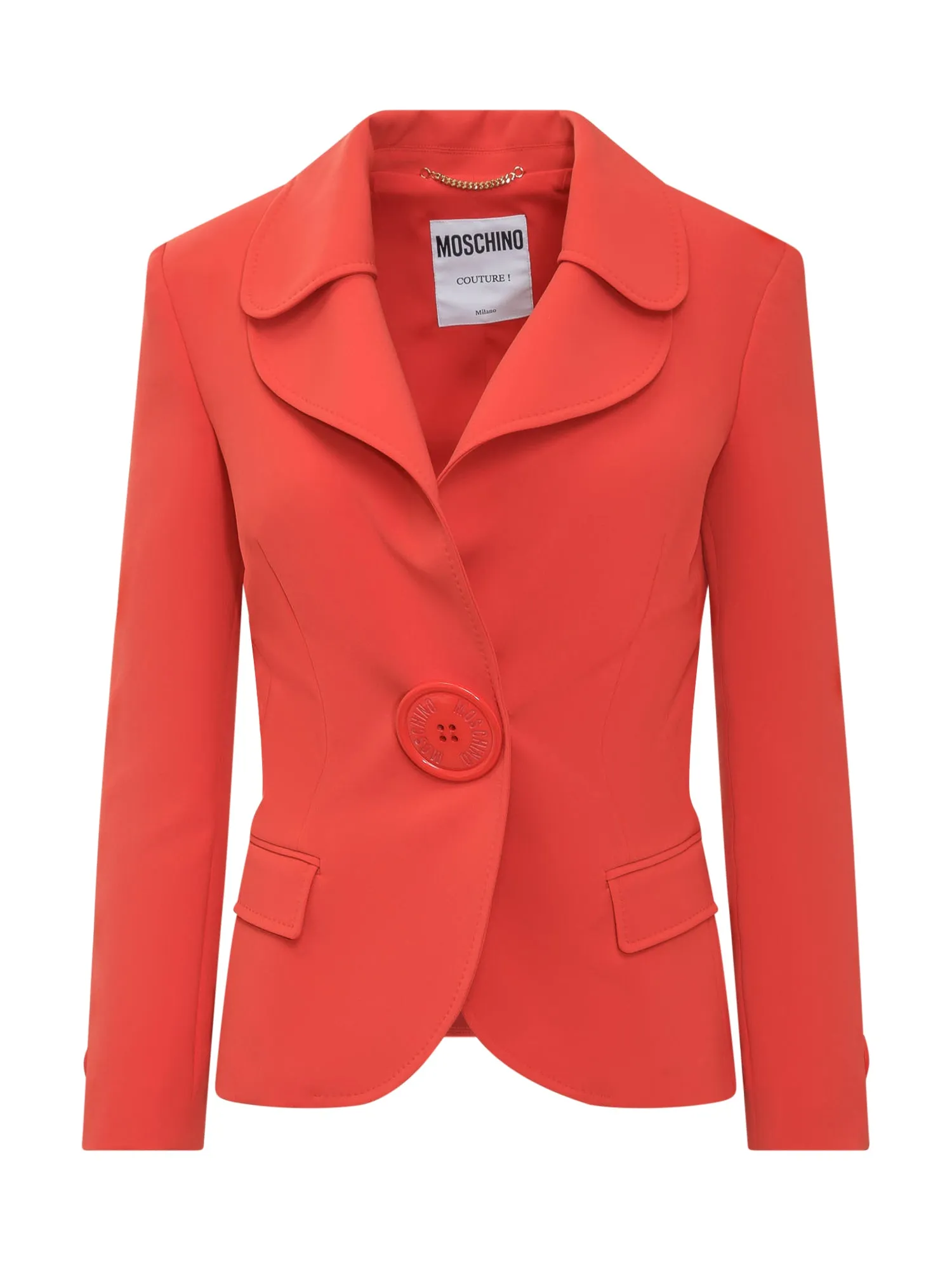 Moschino Buttoned Long-Sleeved Blazer