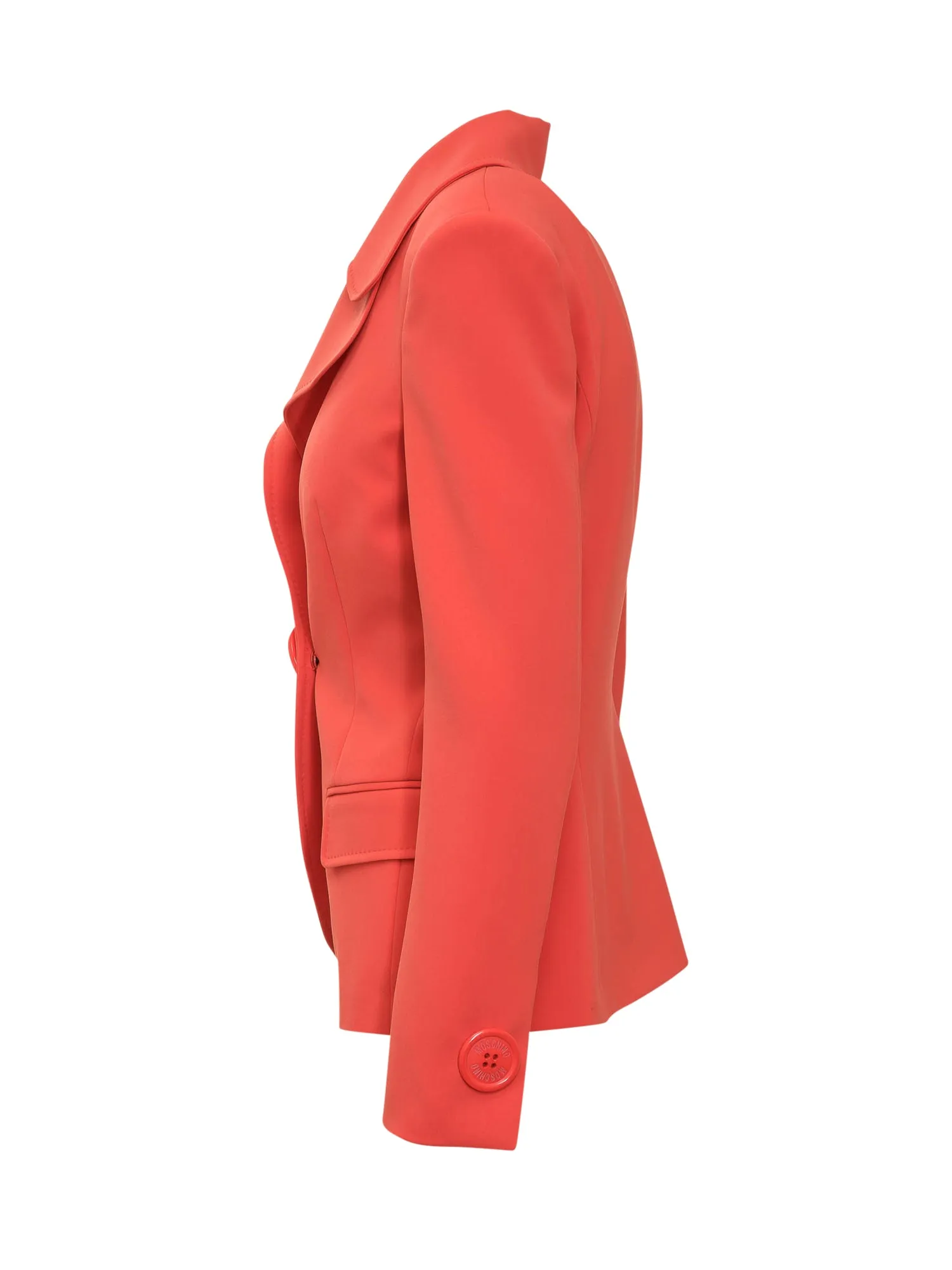 Moschino Buttoned Long-Sleeved Blazer