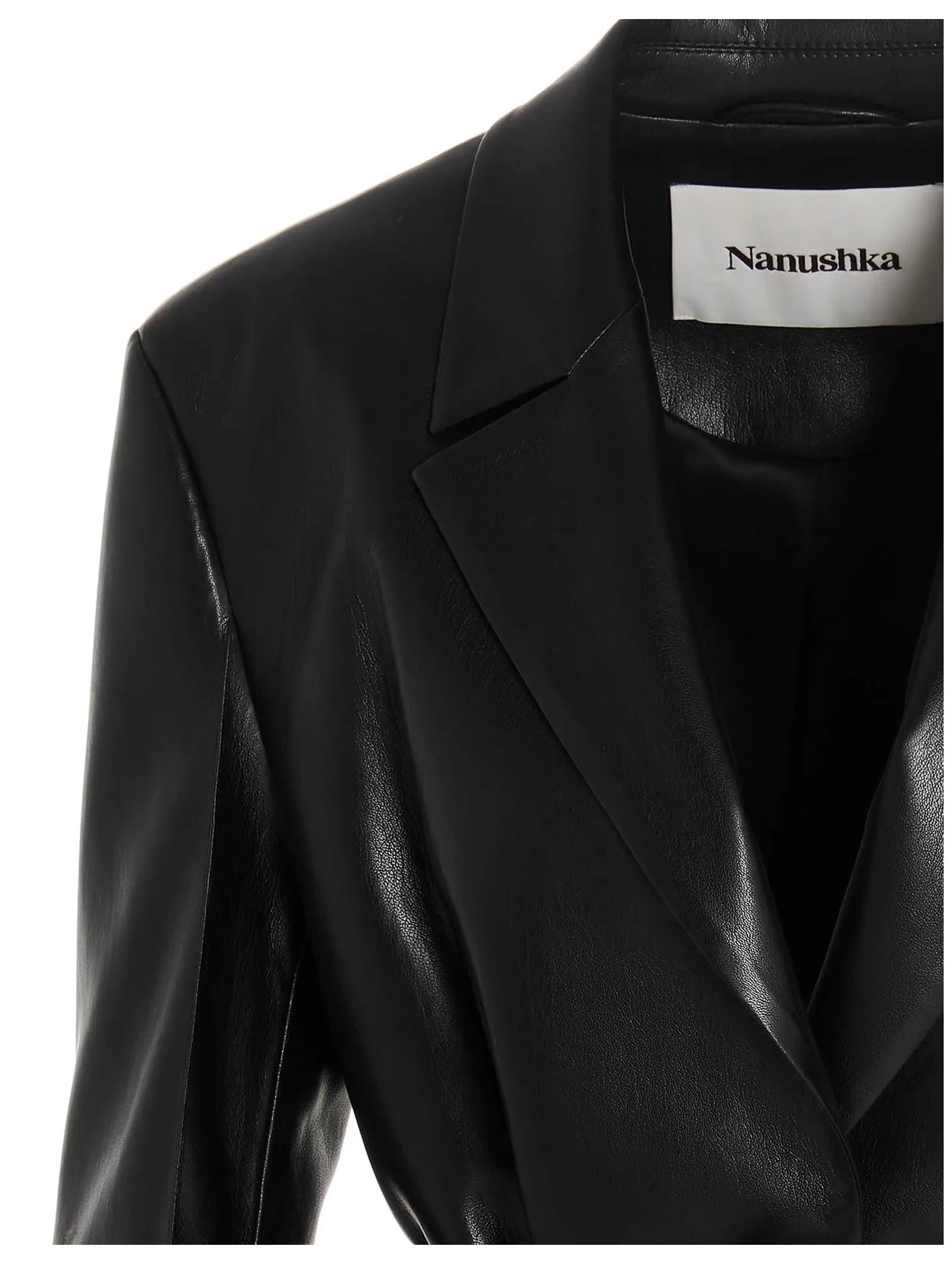 Nanushka Belted Long Sleeved Blazer