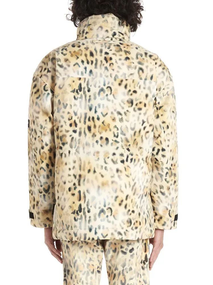 Napa By Martine Rose Animal Printed Parka Jacket