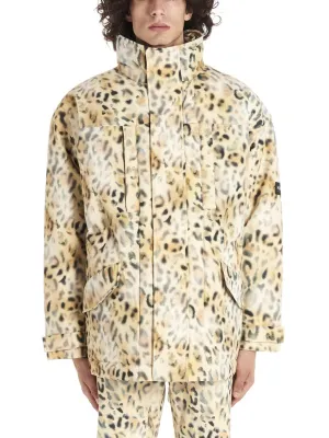 Napa By Martine Rose Animal Printed Parka Jacket