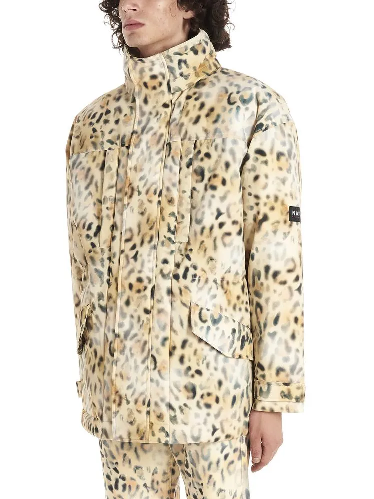 Napa By Martine Rose Animal Printed Parka Jacket