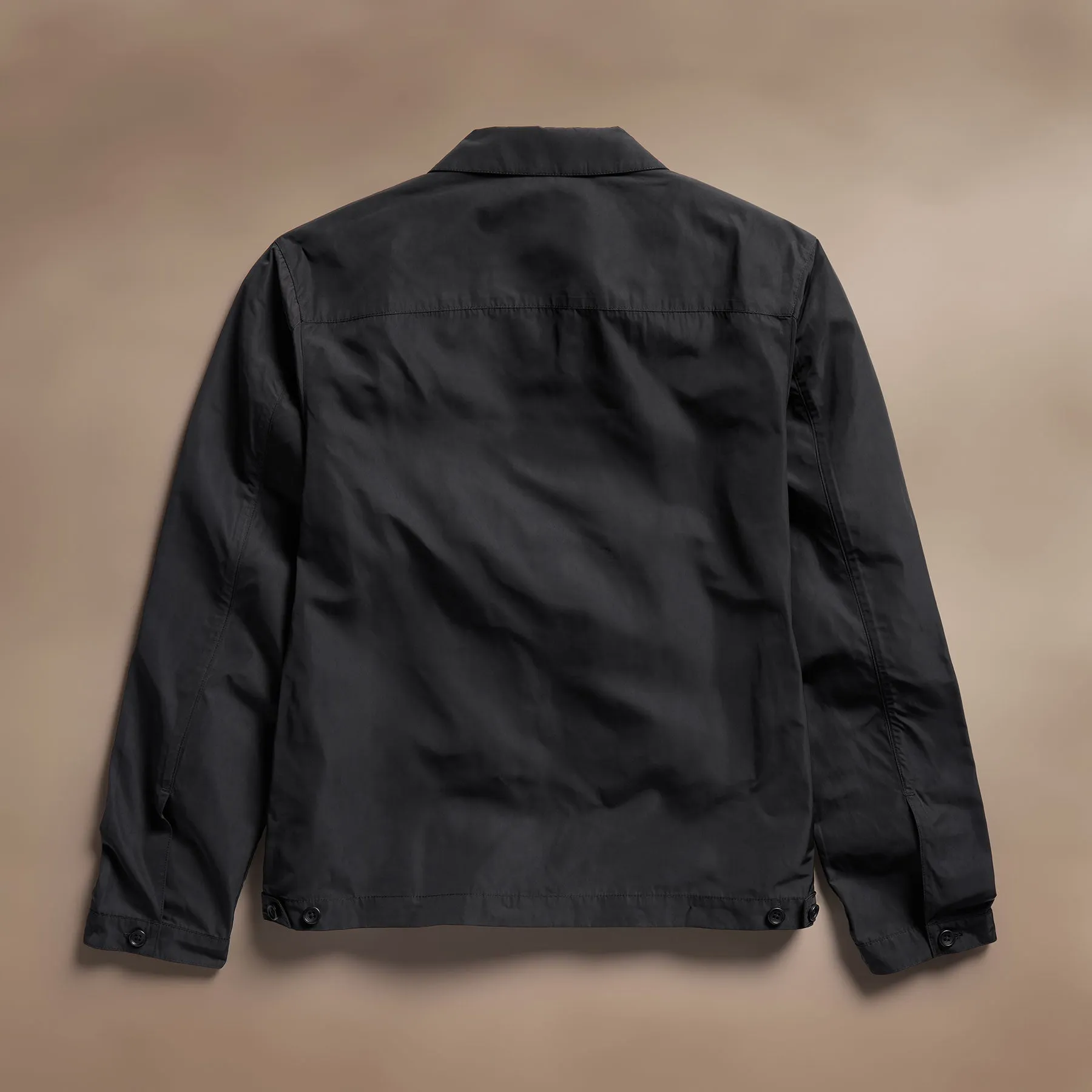 Nylon Coach Jacket - Black