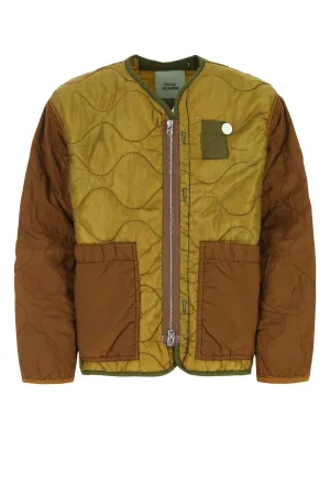 OAMC Zip-Up Color Block Quilted Jacket