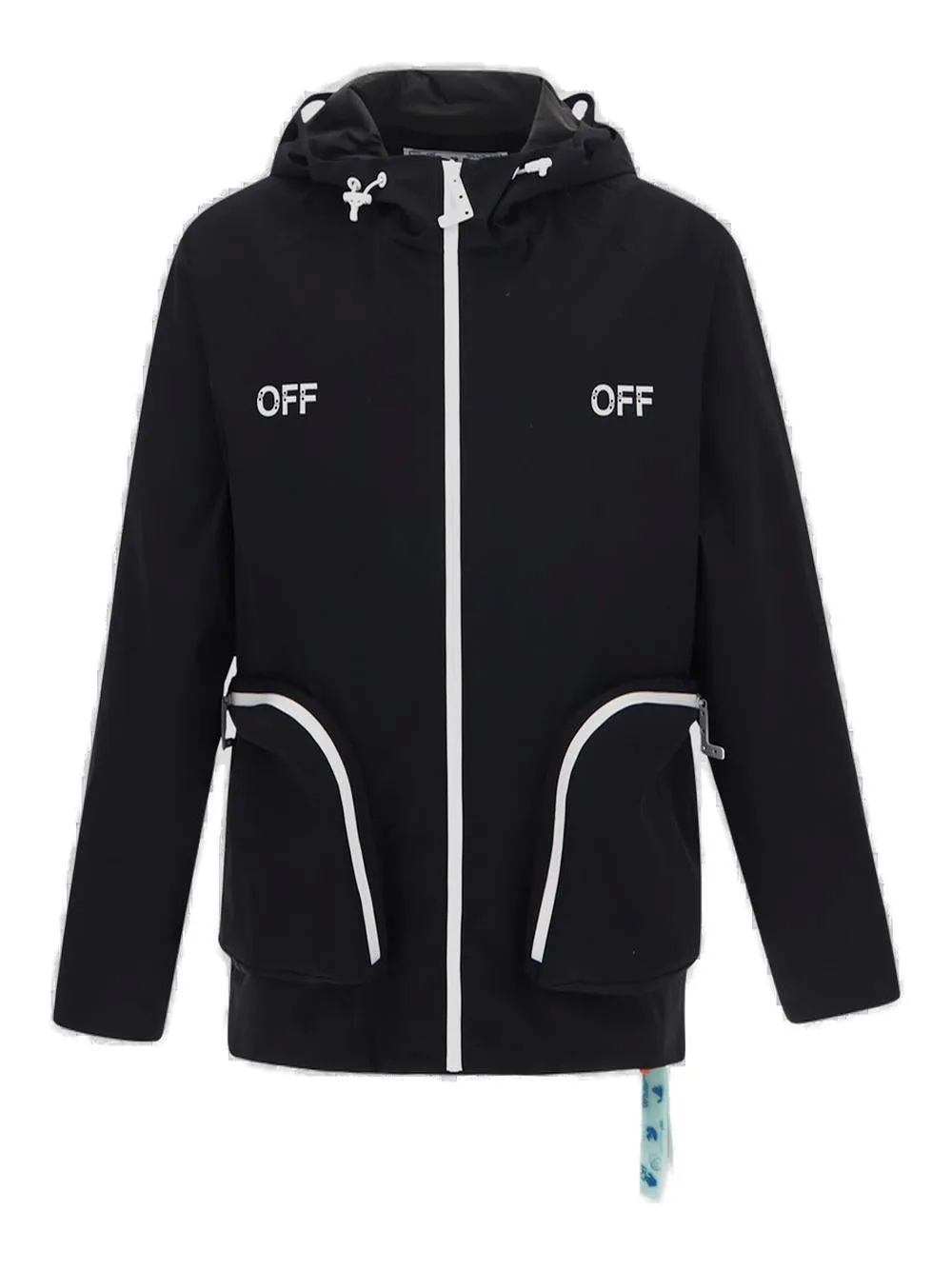 Off-White Logo Printed Long-Sleeved Jacket