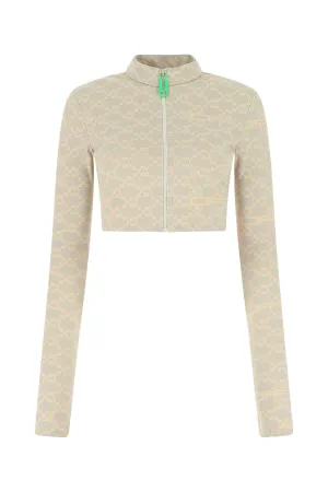 Off-White Monogram Cropped Track Jacket