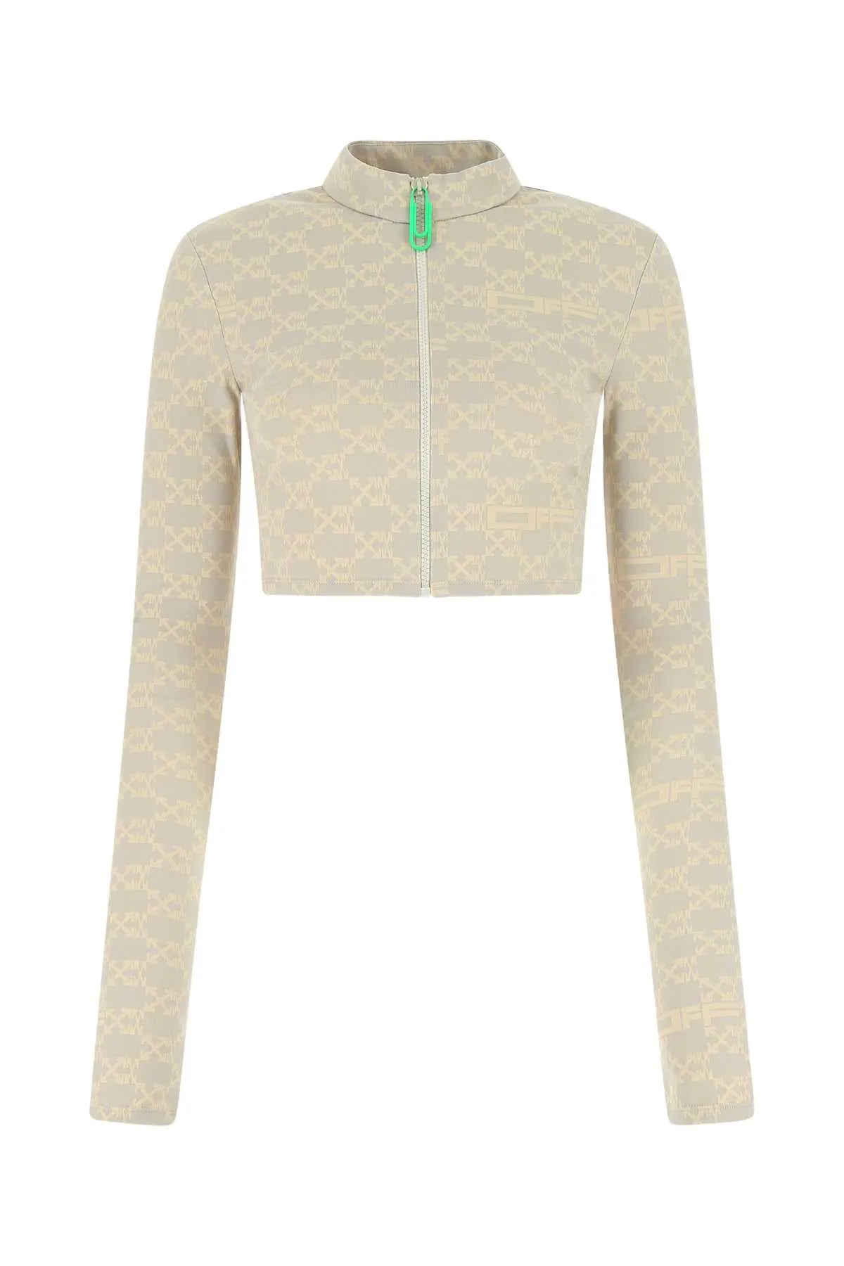 Off-White Monogram Cropped Track Jacket