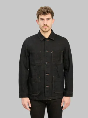ONI Denim 03100-BKOL 12.5oz Black x Olive Coverall
