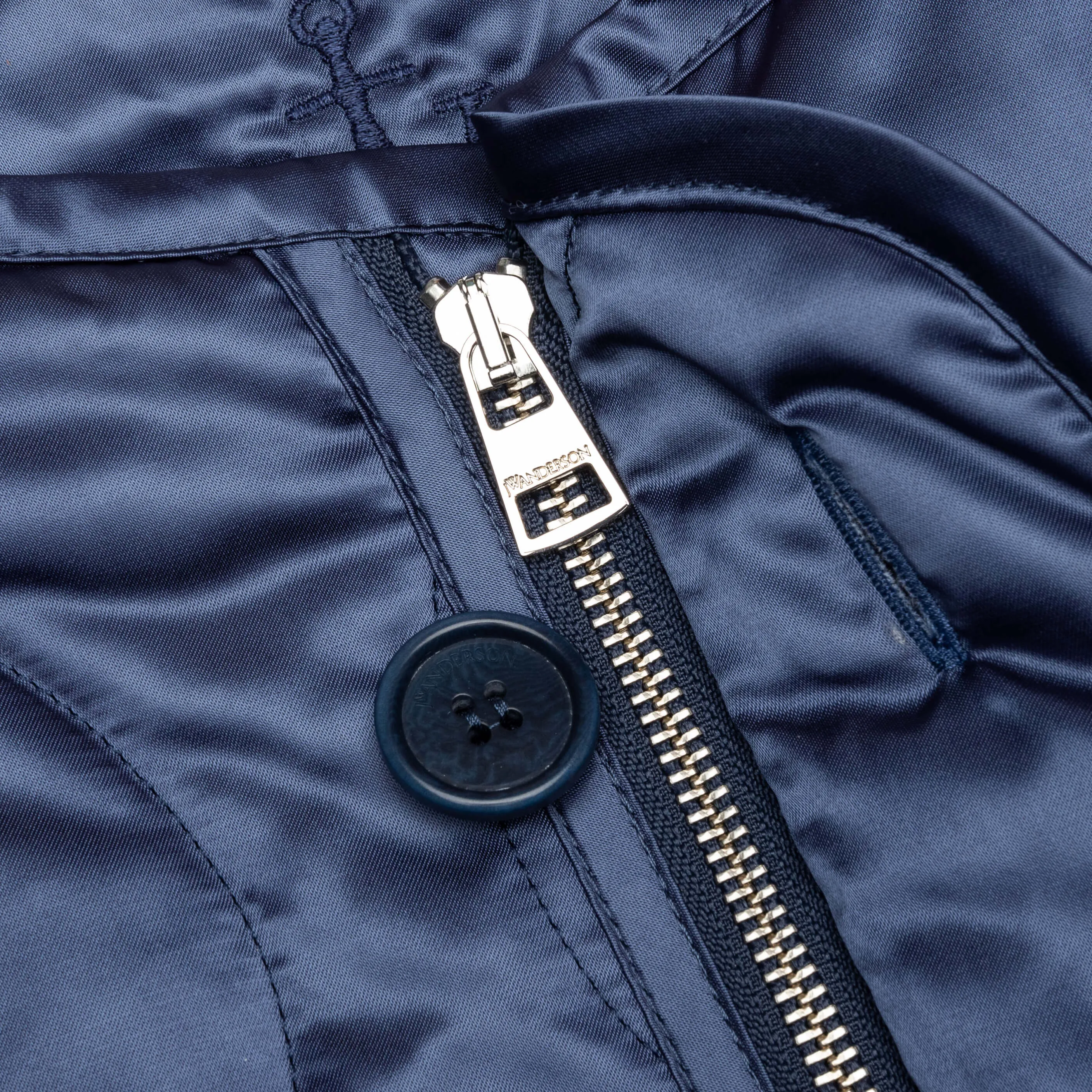 Oversized Quilted Jacket - Indigo