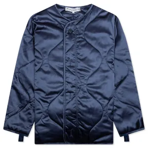 Oversized Quilted Jacket - Indigo
