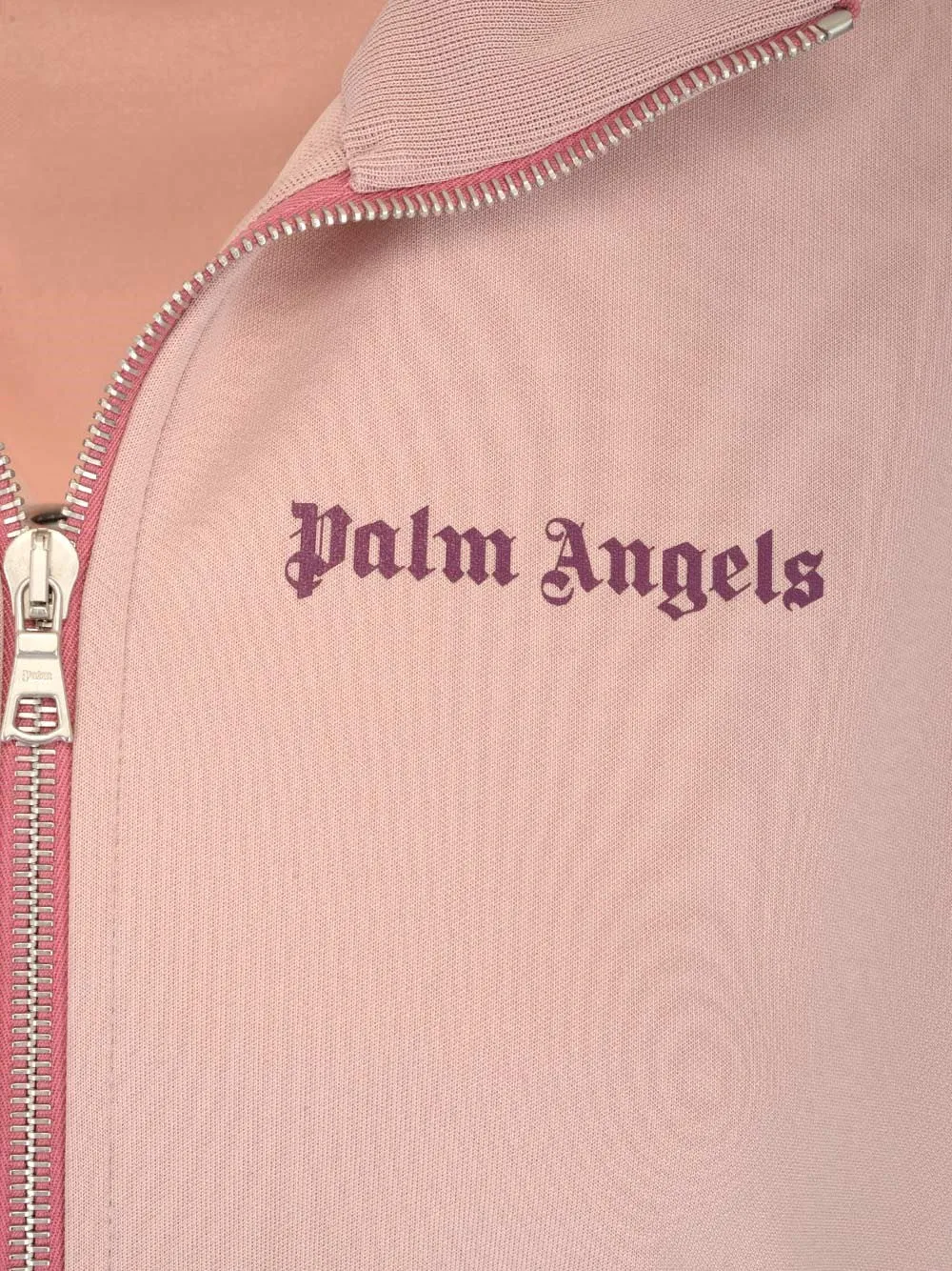 Palm Angels Logo Print Zip-Up Track Jacket