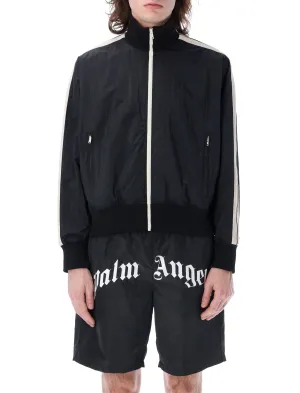 Palm Angels Logo Printed Long-Sleeved Jacket