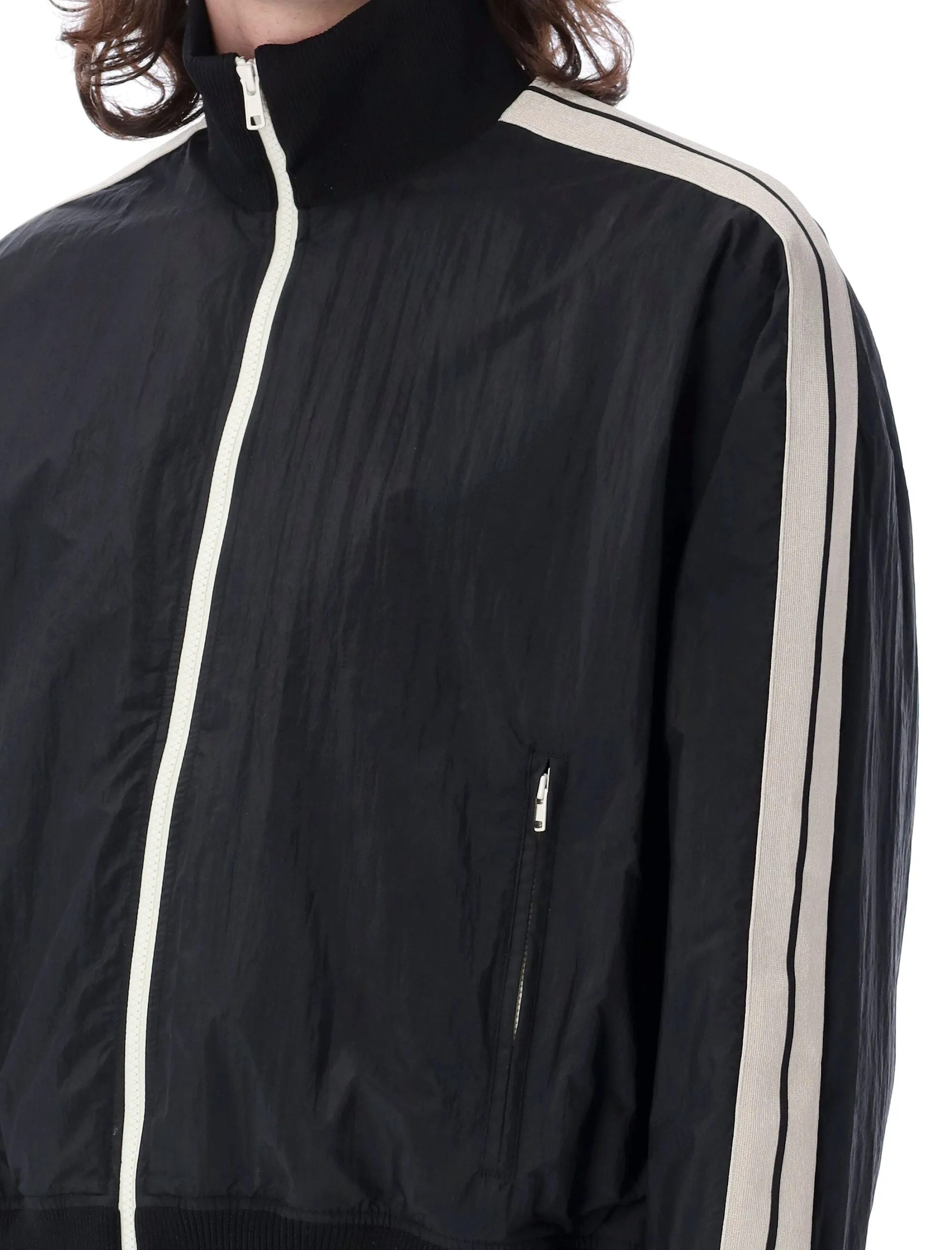 Palm Angels Logo Printed Long-Sleeved Jacket