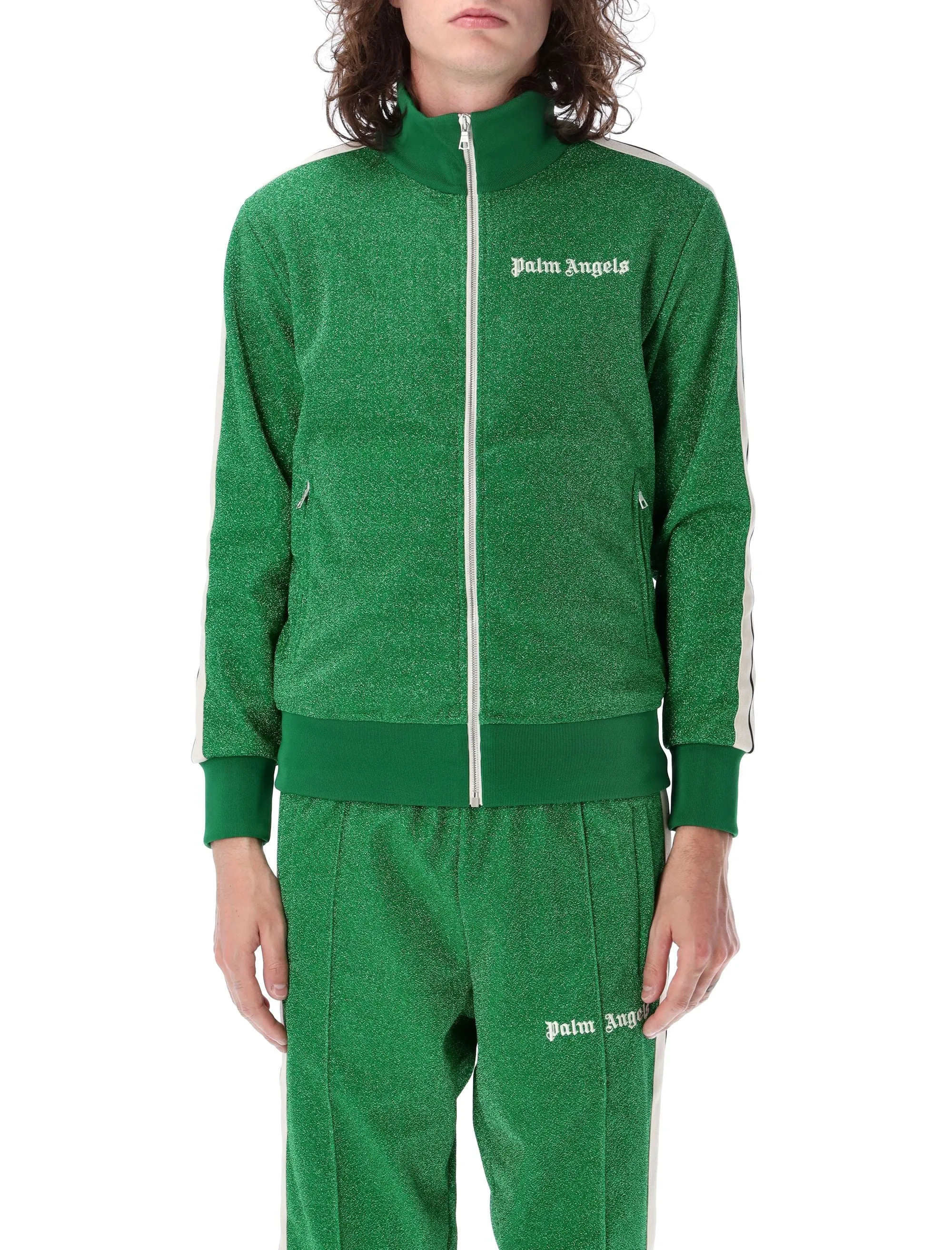 Palm Angels Zip-Up Track Jacket
