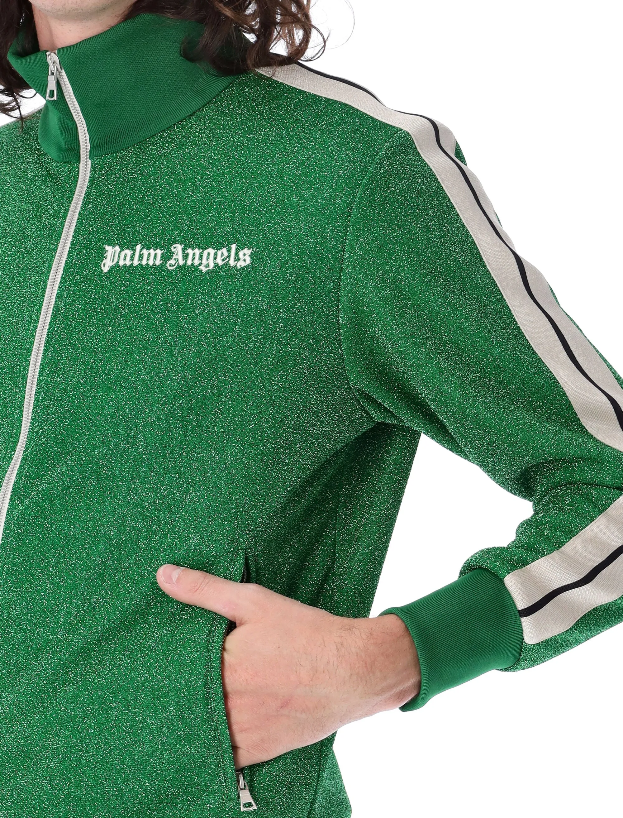 Palm Angels Zip-Up Track Jacket