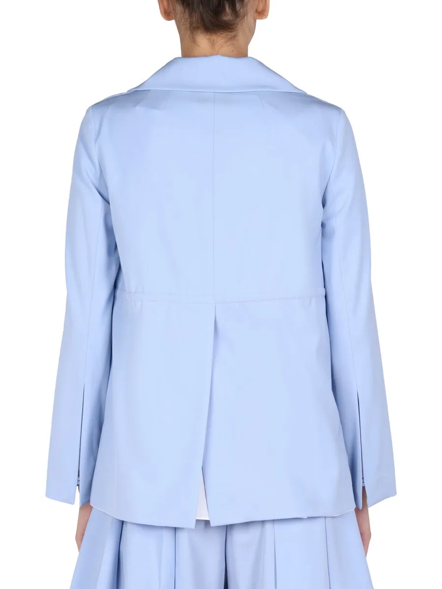 Patou Tied Detail V-Neck Jacket