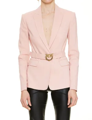 Pinko Belted Single-Breasted Tailored Blazer