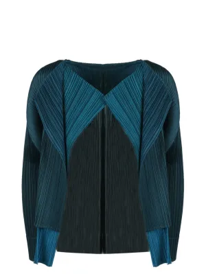 Pleats Please By Issey Miyake Pleated Long-Sleeved Jacket