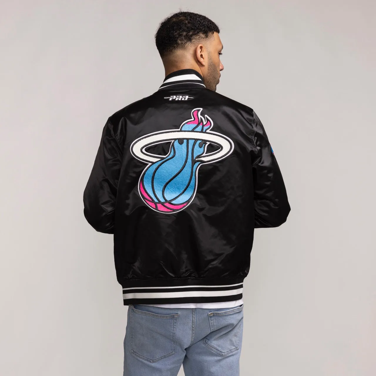 Pro Standard Miami HEAT Original Vice Satin Jacket