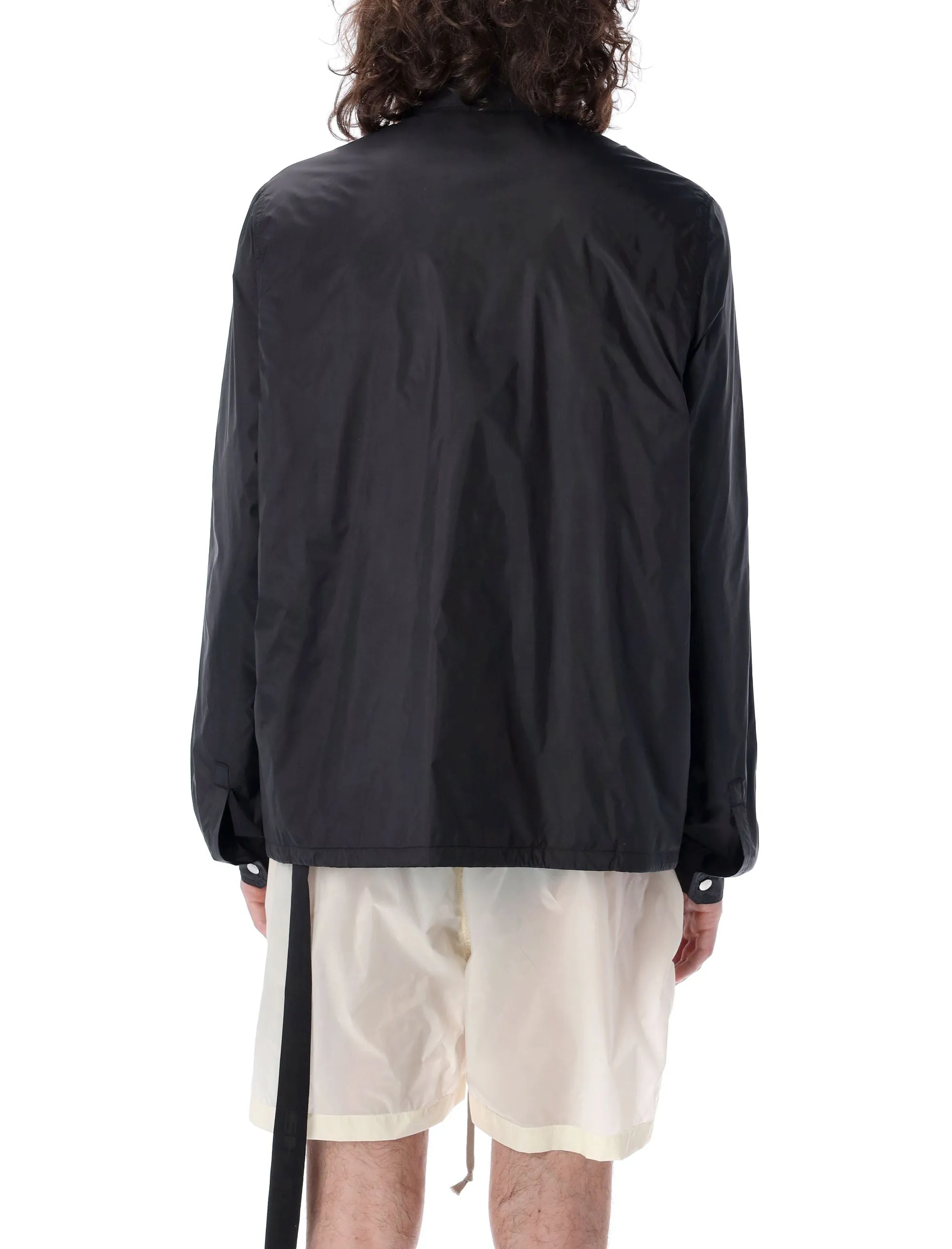 Rick Owens DRKSHDW Logo Printed Long-Sleeved Jacket