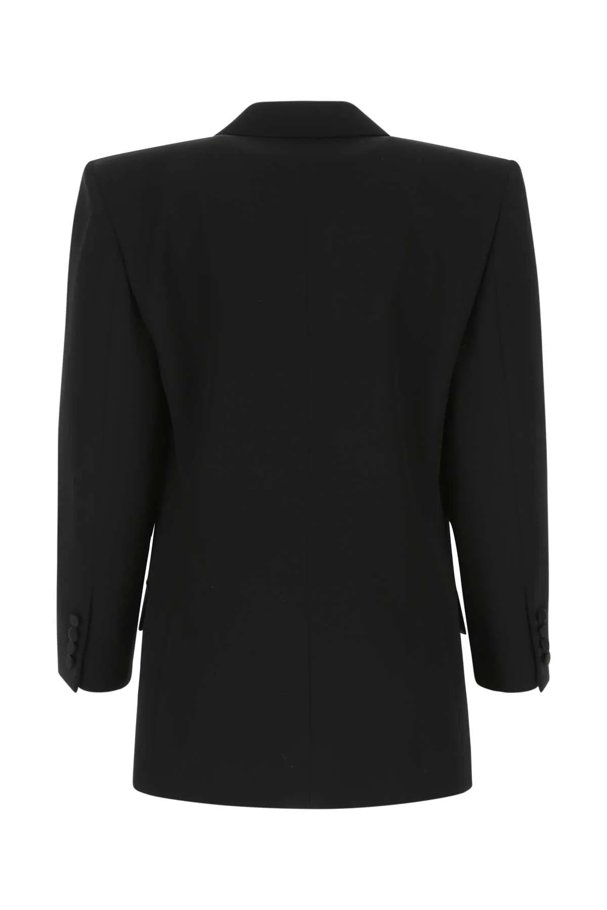Saint Laurent Double-Breasted Long-Sleeved Jacket