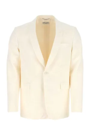 Saint Laurent Single-Breasted Long-Sleeved Blazer