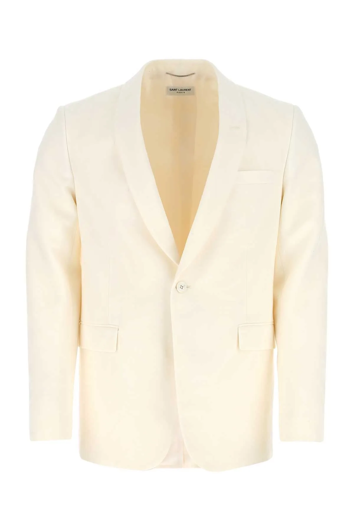 Saint Laurent Single-Breasted Long-Sleeved Blazer