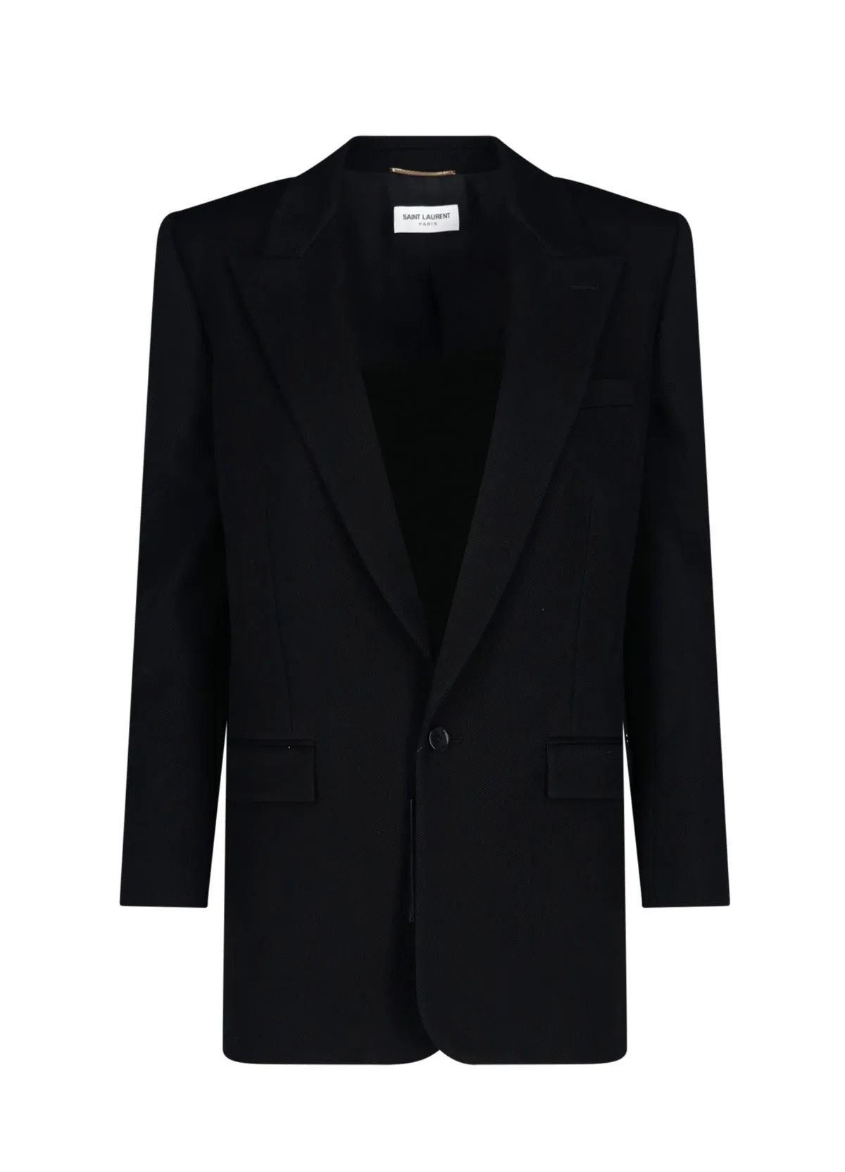 Saint Laurent V-Neck Single-Breasted Jacket